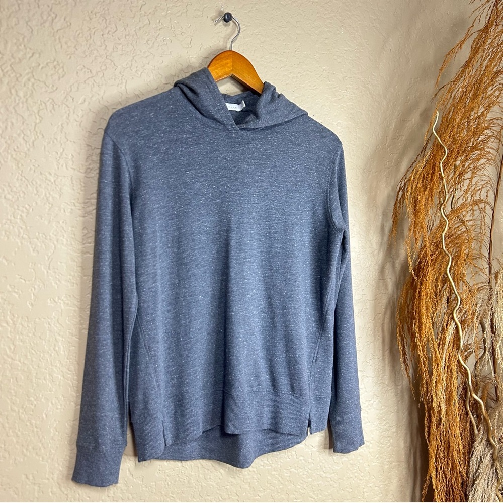 Peter Millar women’s gray hoodie sweater size small flowy cotton blend